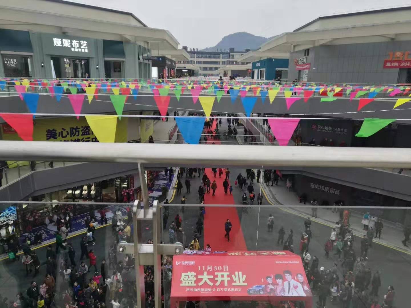 重庆万州商场钢结构走廊
